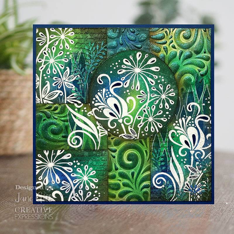 Woodware Clear Stamps 4"X6" - Curly Petals
