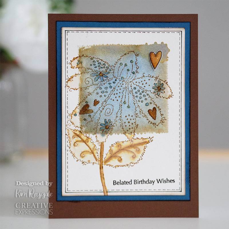 Woodware Clear Stamps 4"X6" - Fuzzy Friends - Daisy