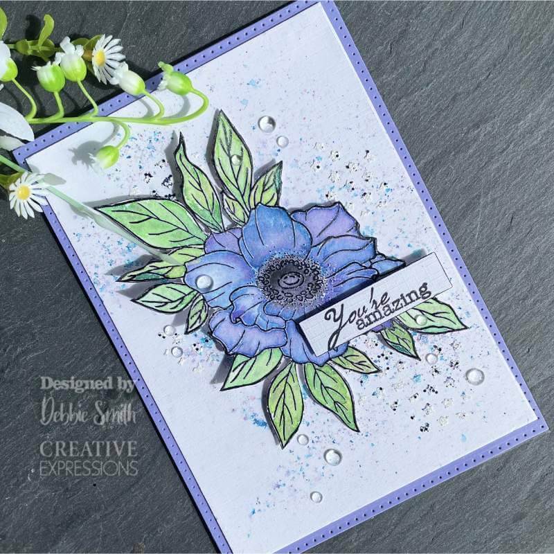 Woodware Clear Stamps - Anemone (4in x 6in)