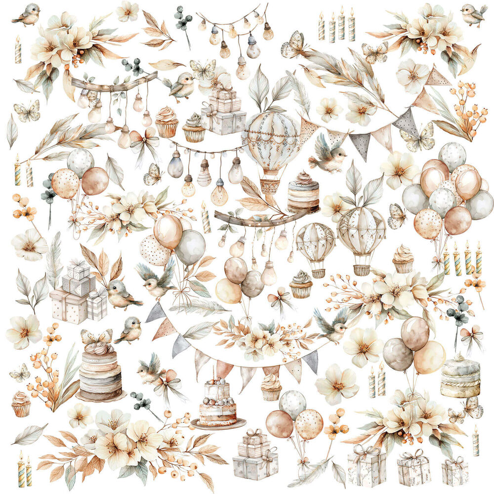 49 And Market Laser Cut Outs - Elements, Little Celebrations