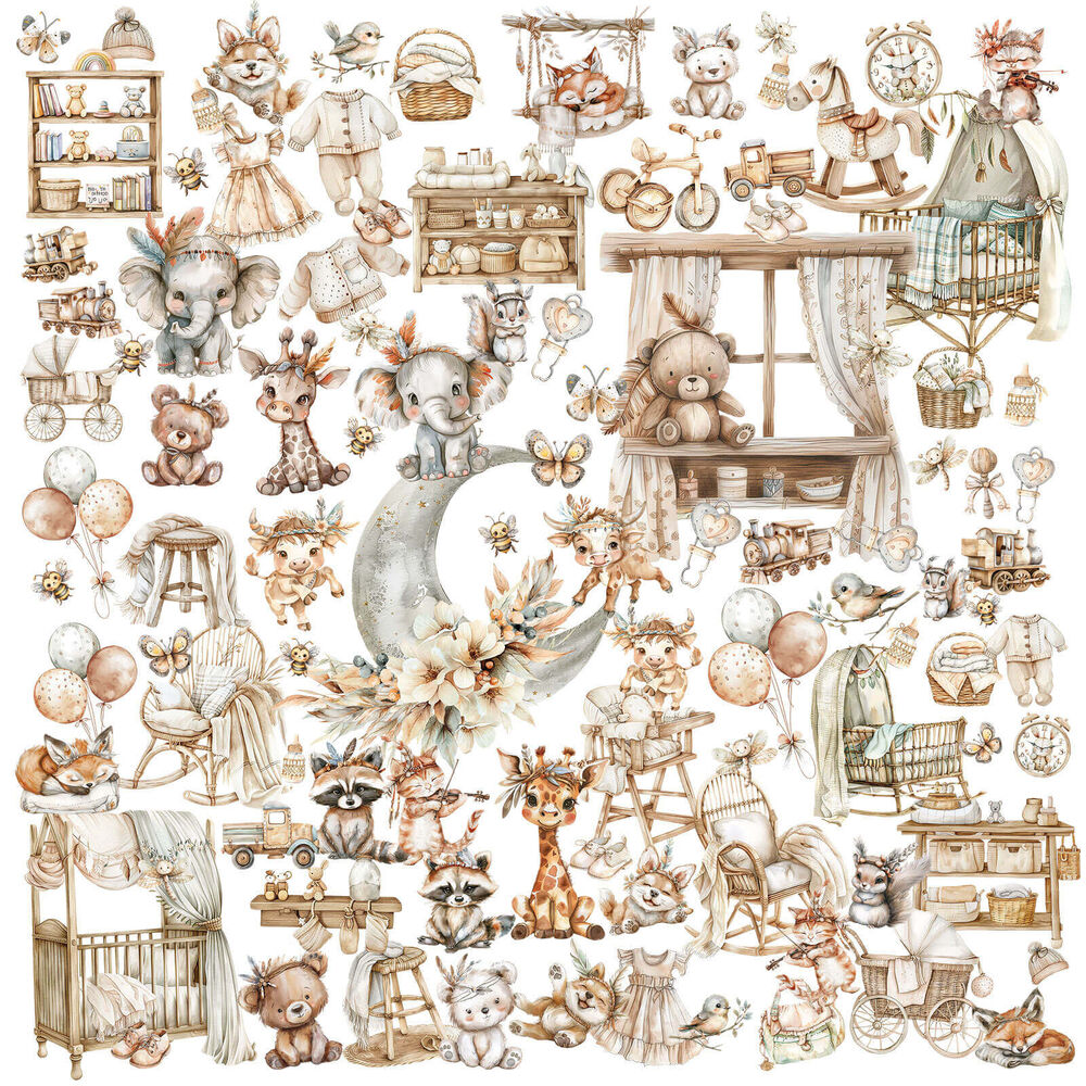 49 And Market Laser Cut Outs - Elements, Little Dreamer