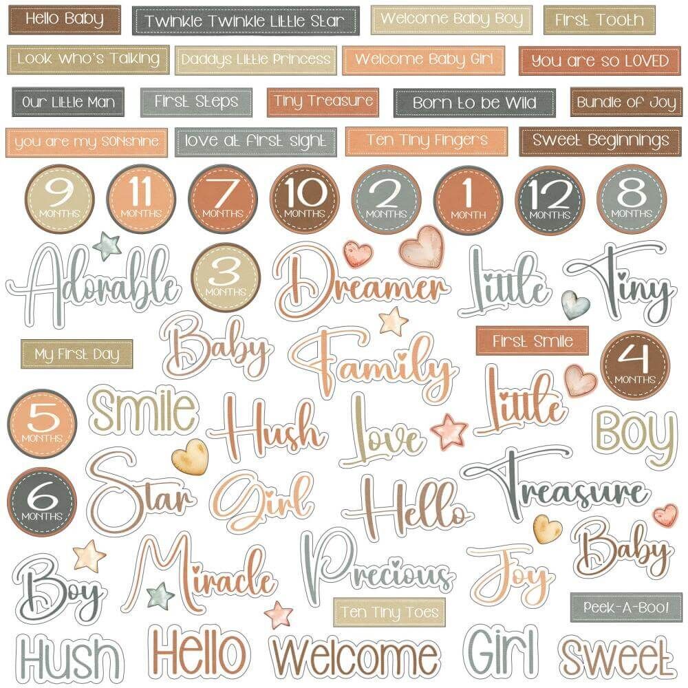 49 And Market Chipboard Set - Little Dreamer