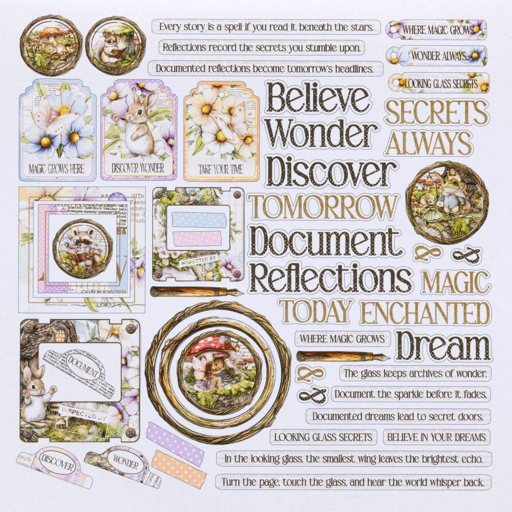 49 And Market Chipboard Set - The Looking Glass