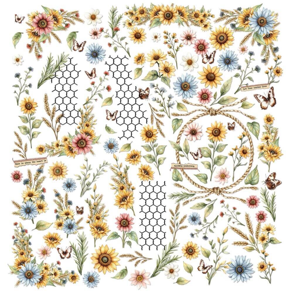 49 And Market Laser Cut Outs - Wildflowers, Whispering Way