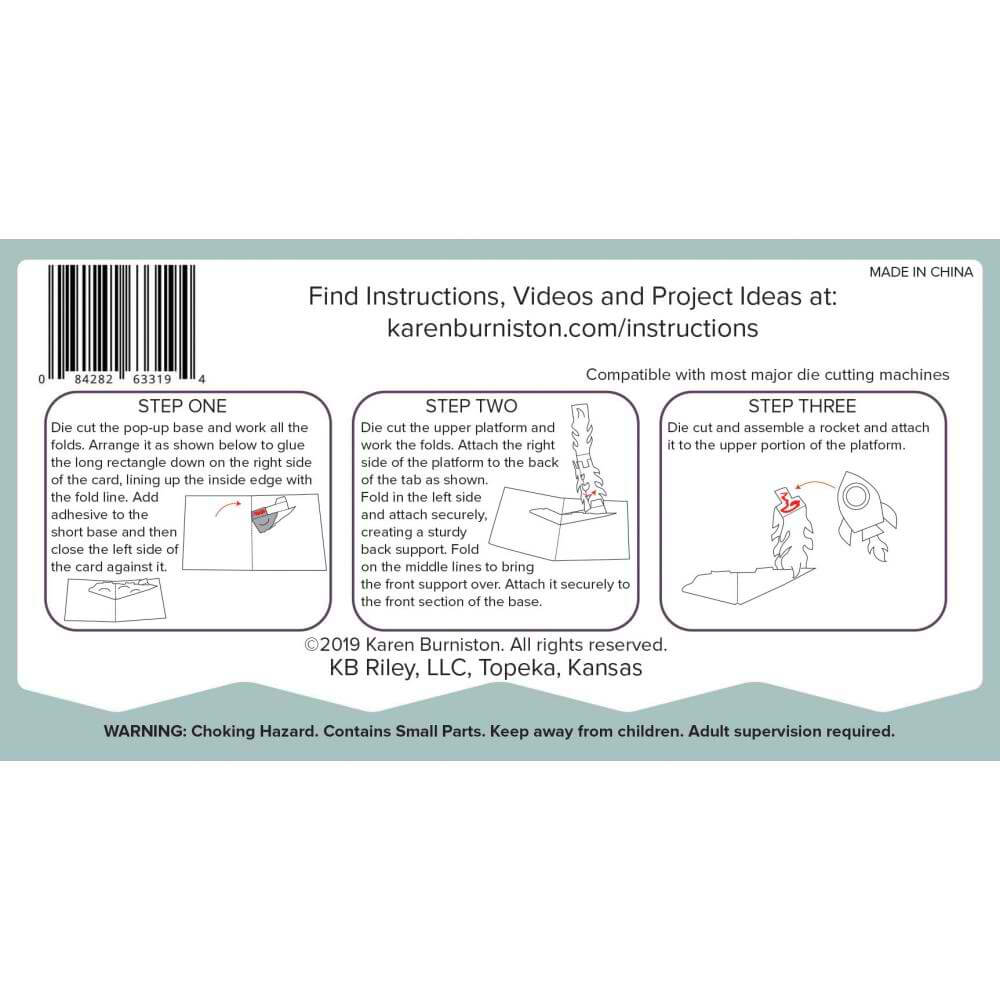 Karen Burniston Dies - Rocket Pop-Up KBR1105