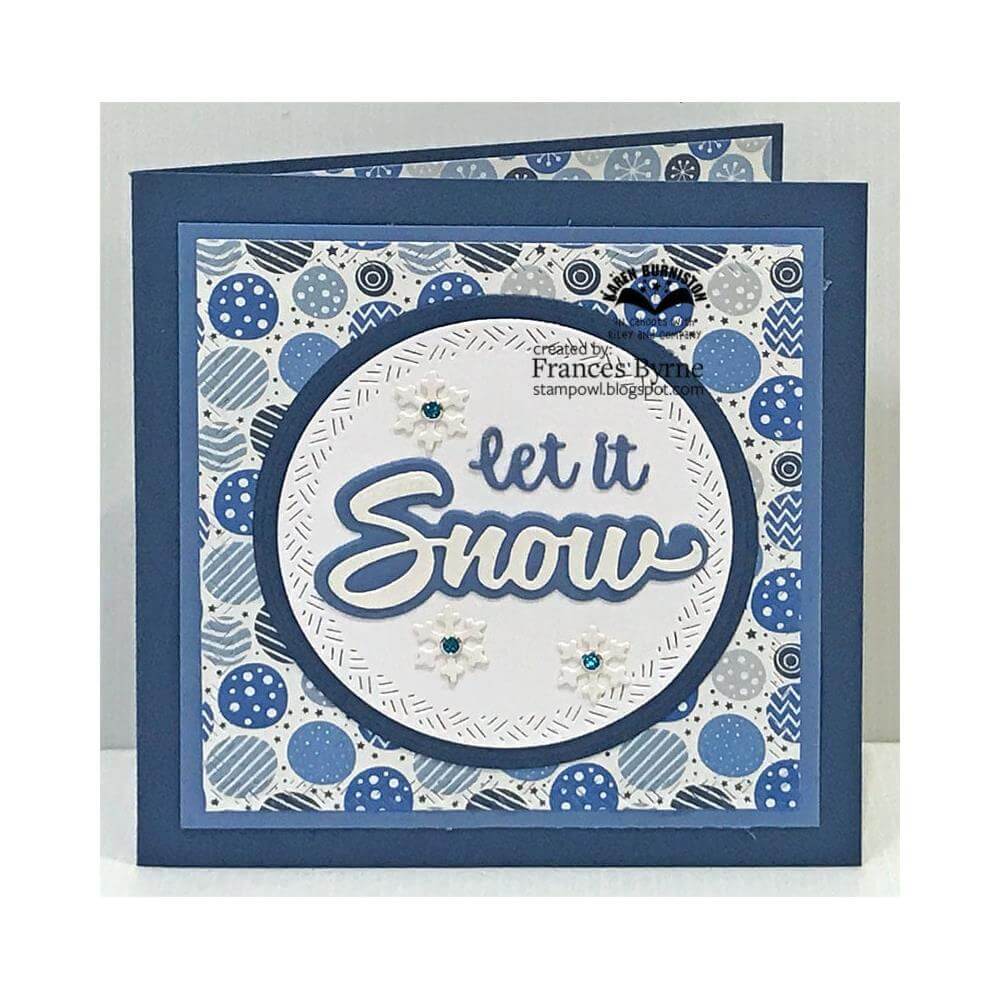 Karen Burniston Dies - Word Set 13 - Snow KBR1167