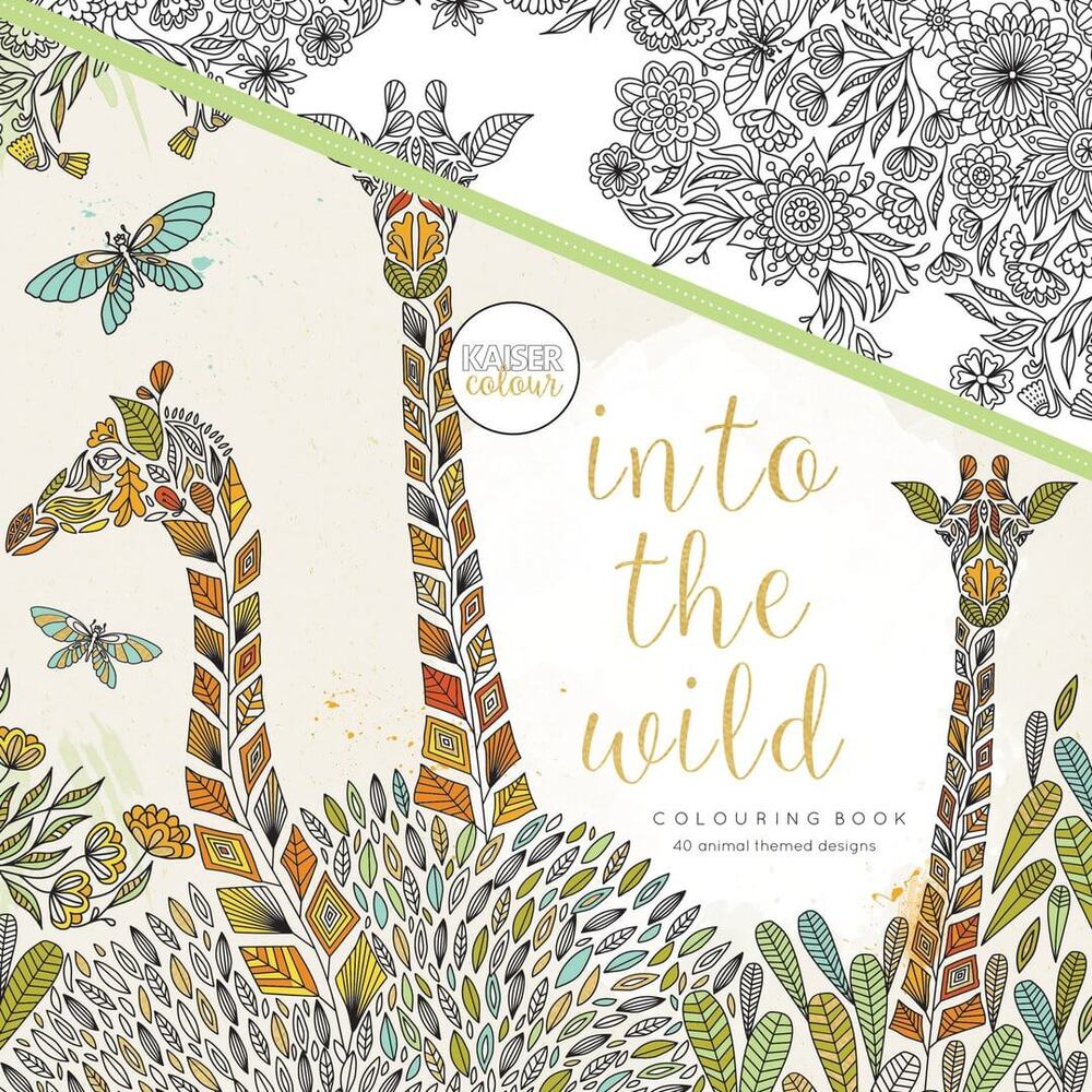 Kaisercraft Colouring Book - Into The Wild CL504