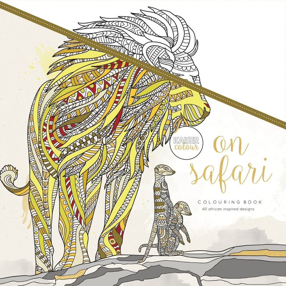 Kaisercraft Colouring Book - On Safari CL508