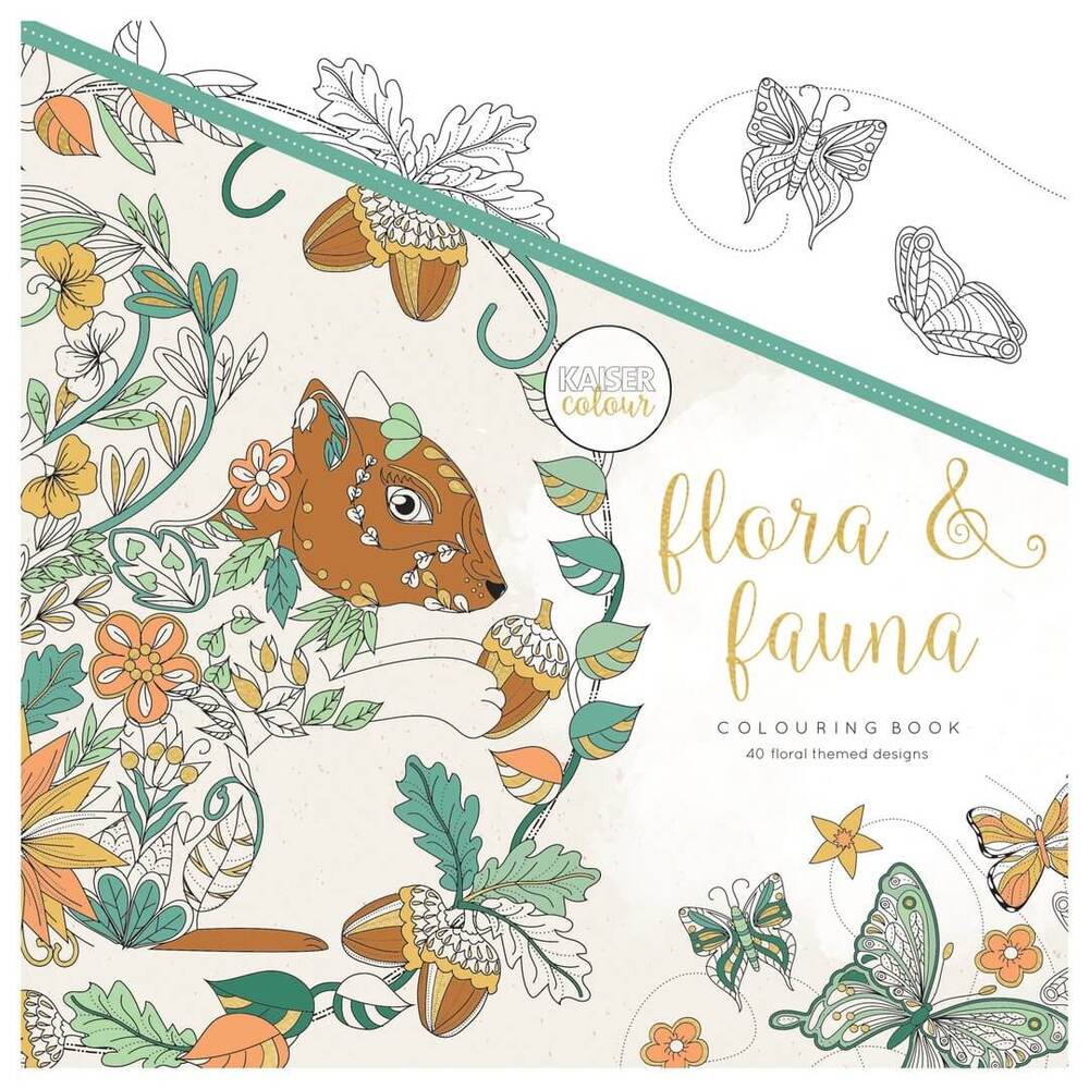 Kaisercraft Colouring Book - Flora & Fauna CL561