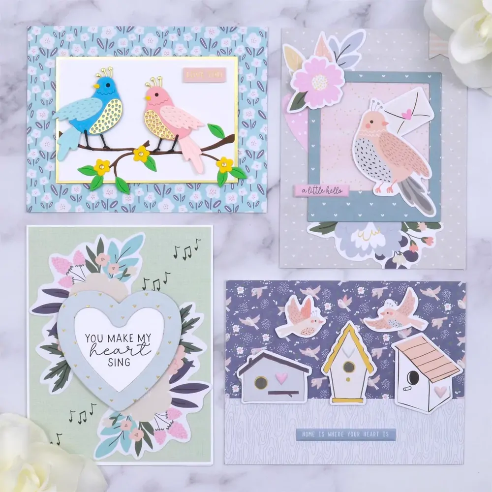 Spellbinders Card Kit of the Month Club - Love Grows Here KOM-DEC22