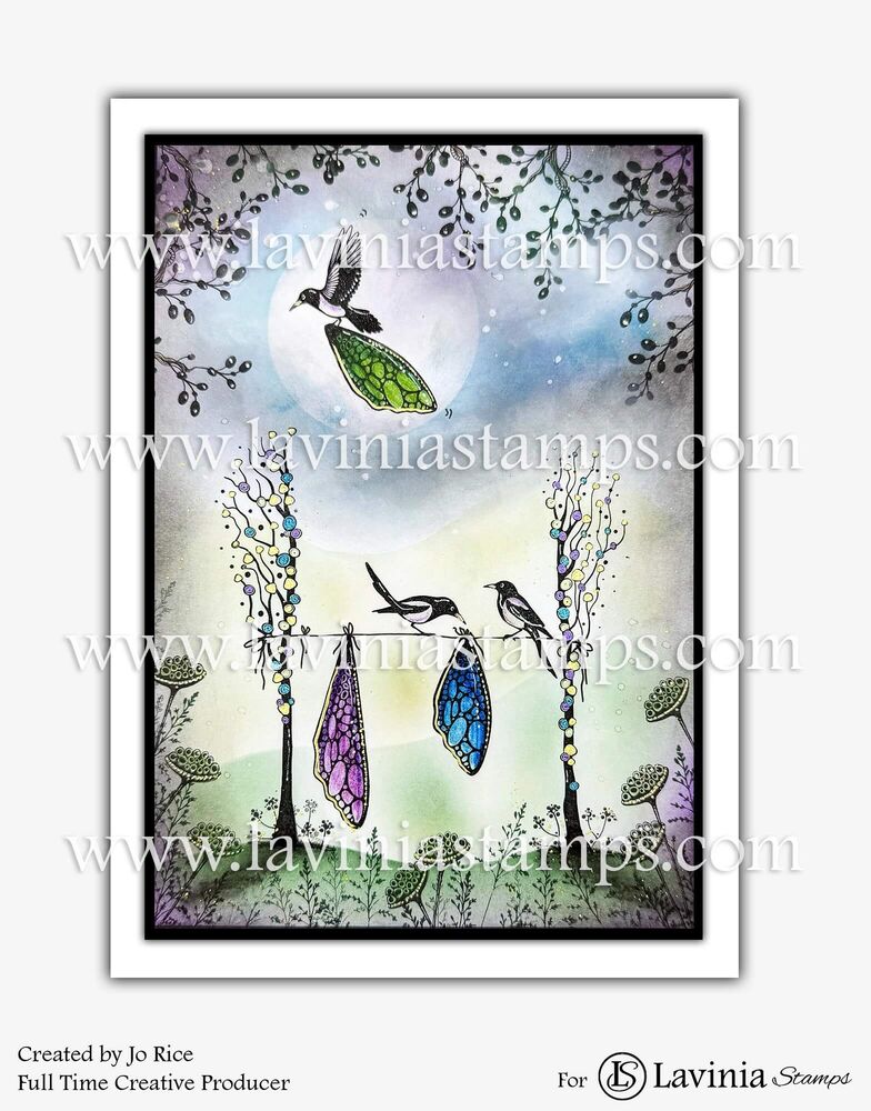 Lavinia Stamps - Silversong Willow Right LAV1033