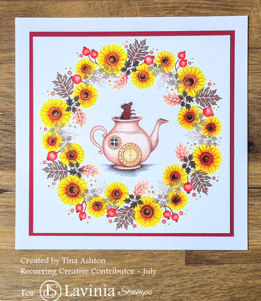 Lavinia Stamps - Red Oak Leaf LAV990