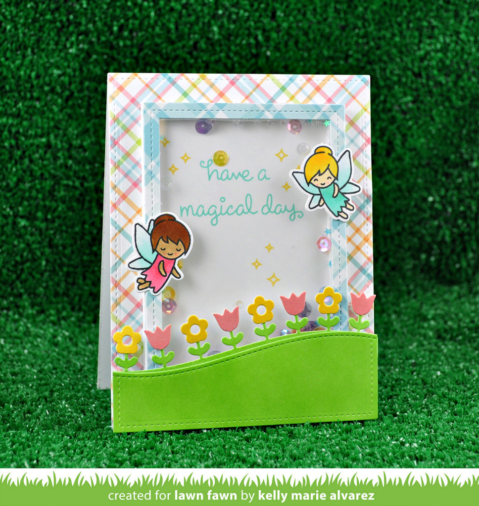 Lawn Fawn - Lawn Cuts Dies - Stitched Rectangle Frames LF1142