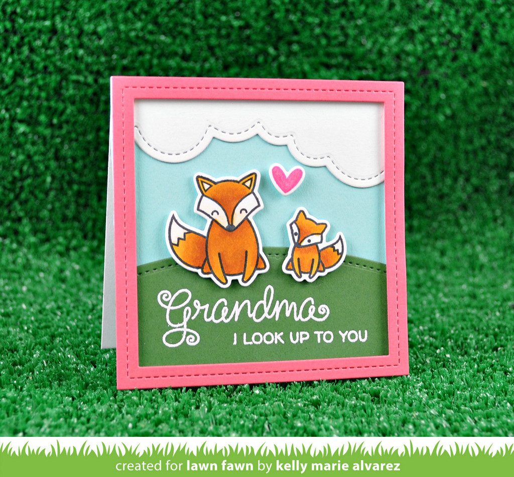 Lawn Fawn - Lawn Cuts Dies - Stitched Square Frames LF1143