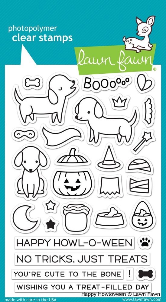 Lawn Fawn - Clear Stamps - Happy Howloween LF1206