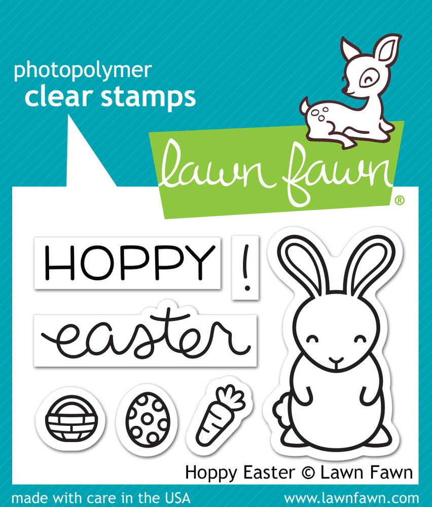 Lawn Fawn - Clear Stamps - Hoppy Easter LF1319