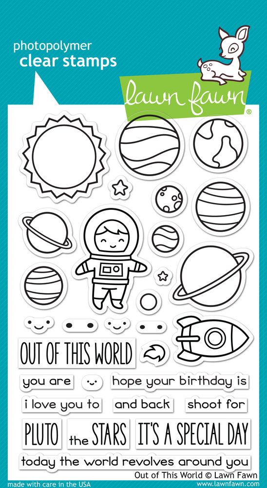 Lawn Fawn - Clear Stamps - Out Of This World LF1330