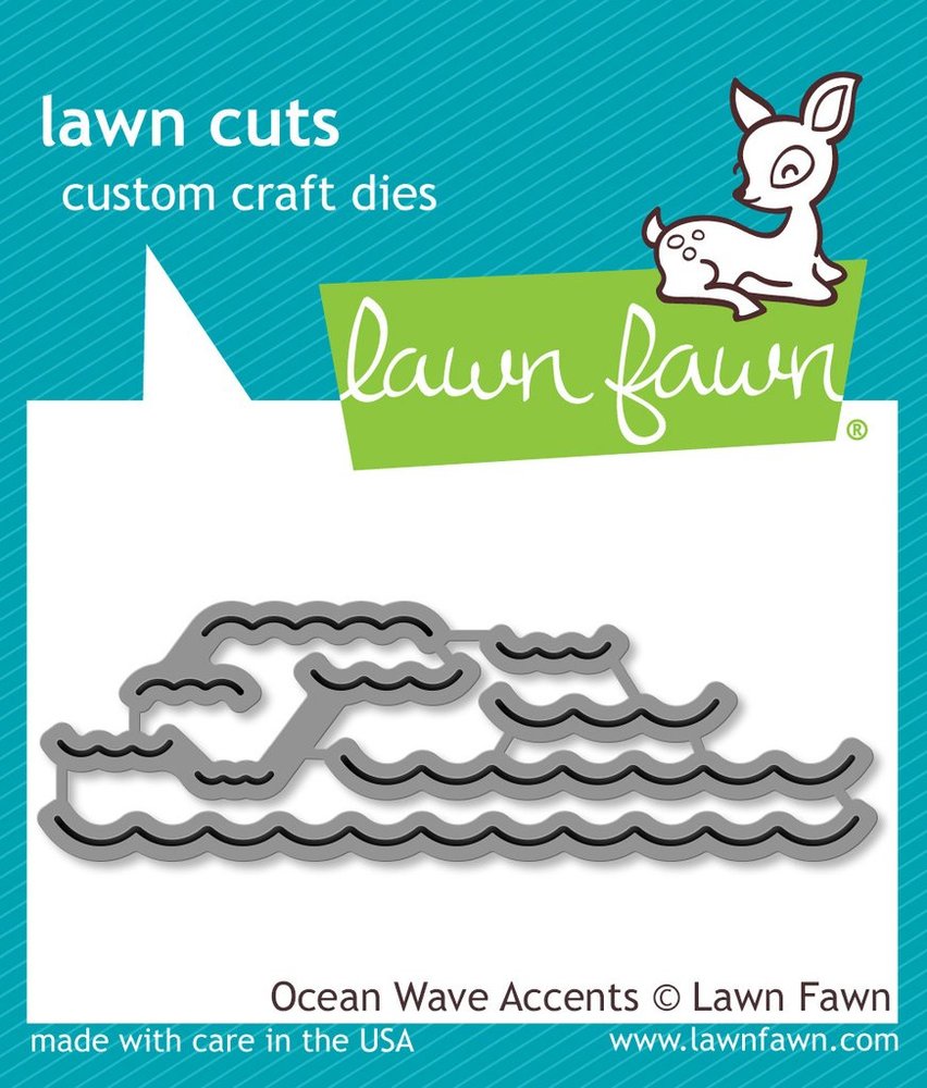 Lawn Fawn - Lawn Cuts Dies - Ocean Wave Accents LF1436