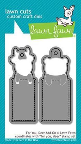 Lawn Fawn - Lawn Cuts Dies - For You, Deer Add-On LF1482