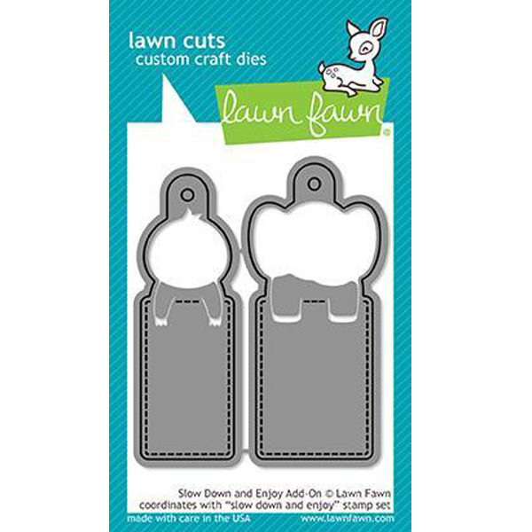 Lawn Fawn - Lawn Cuts Dies - Slow Down And Enjoy Add-On LF1604