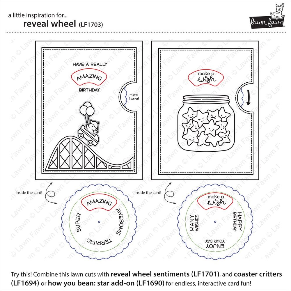 Lawn Fawn - Lawn Cuts Dies - Reveal Wheel