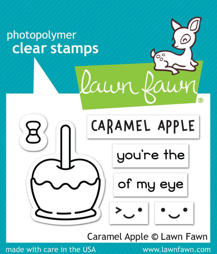 Lawn Fawn - Clear Stamps - Caramel Apple LF1759
