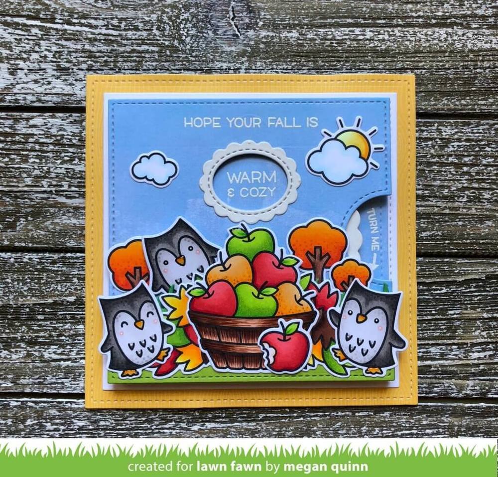 Lawn Fawn - Clear Stamps - Reveal Wheel Holiday Sentiments LF1772