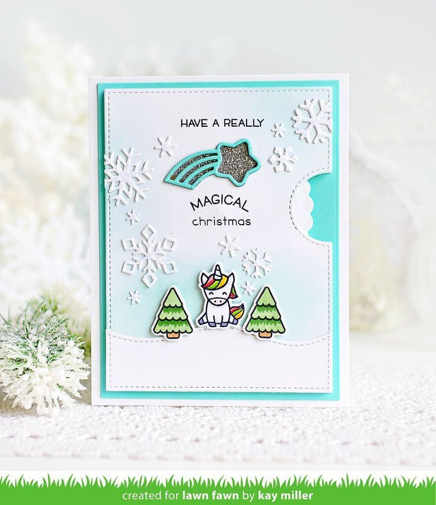 Lawn Fawn - Clear Stamps - Say What? Christmas Critters LF1778
