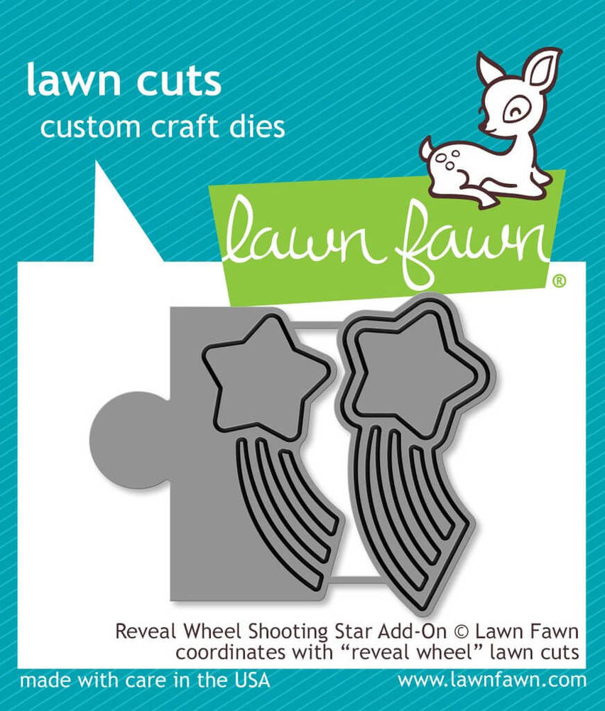 Lawn Fawn - Lawn Cuts Dies - Reveal Wheel Shooting Star Add-On LF1792