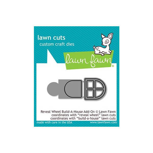 Lawn Fawn - Lawn Cuts Dies - Reveal Wheel Build-A-House Add-On LF2049