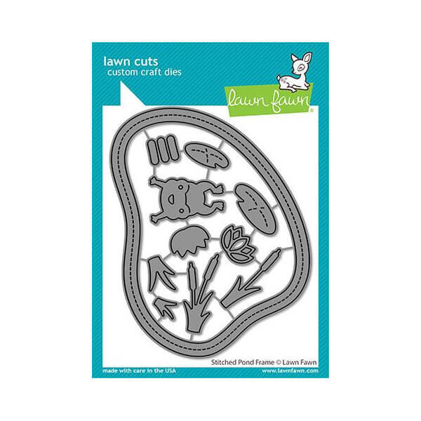 Lawn Fawn Dies - Stitched Pond Frame LF2068