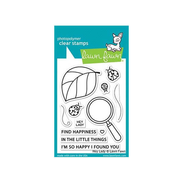 Lawn Fawn Stamps - Hey Lady LF2223