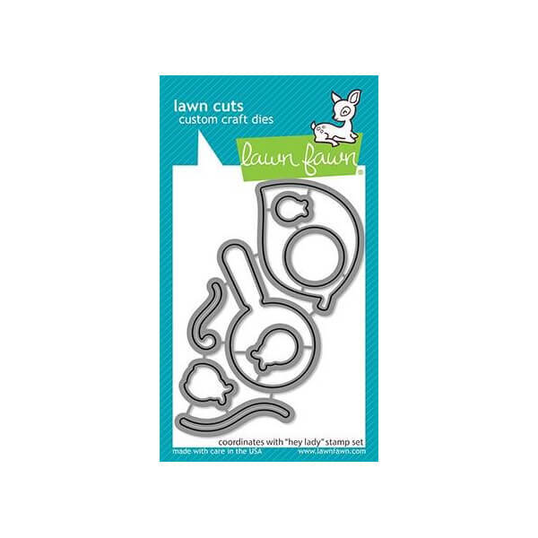 Lawn Fawn Dies - Hey Lady LF2224