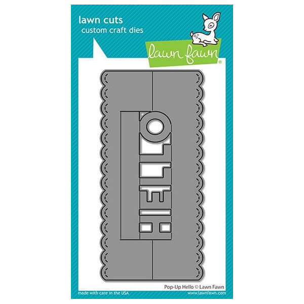Lawn Fawn Dies - Pop-up Hello LF2263
