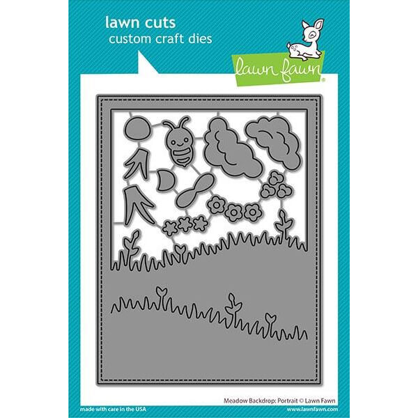 Lawn Fawn Dies - Meadow Backdrop: Portrait LF2268