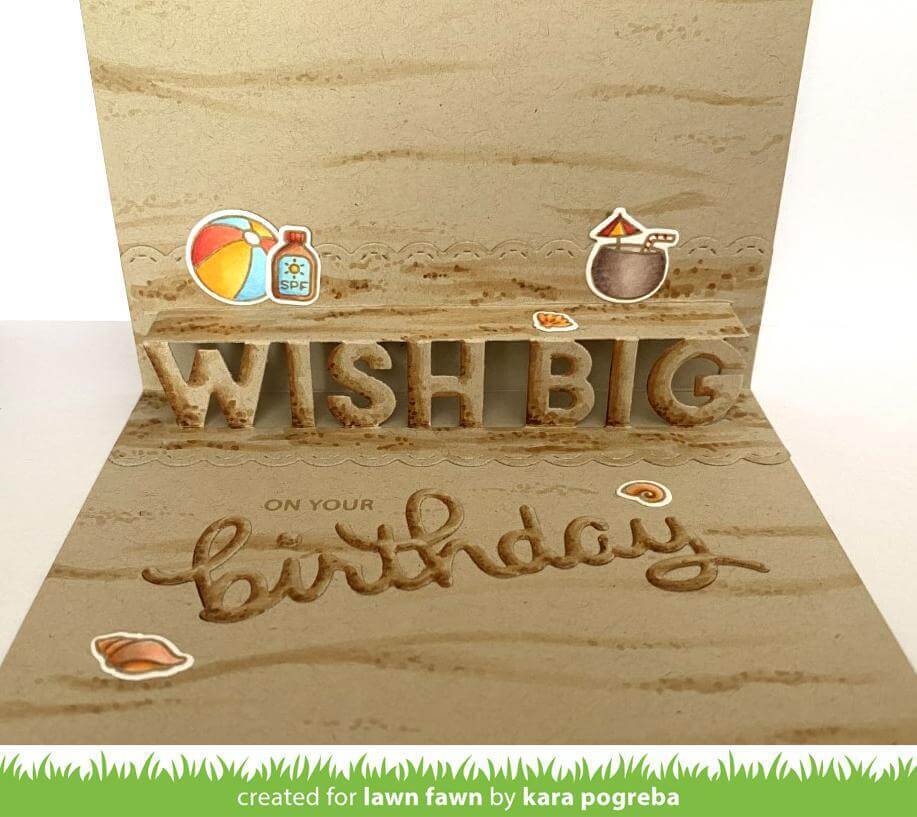 Lawn Fawn - Lawn Cuts Dies - Pop-Up Wish Big LF2356