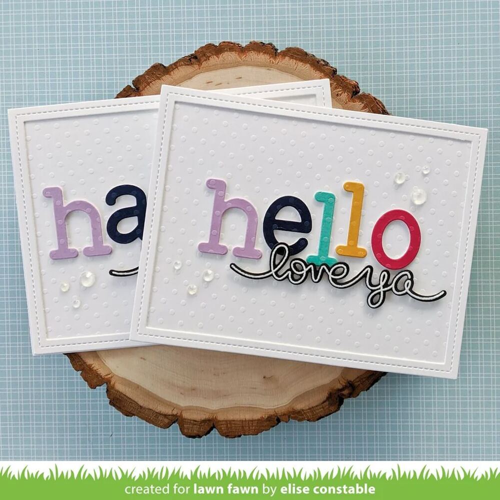 Lawn Fawn Textured Dot Cardstock - Neutrals LF2498