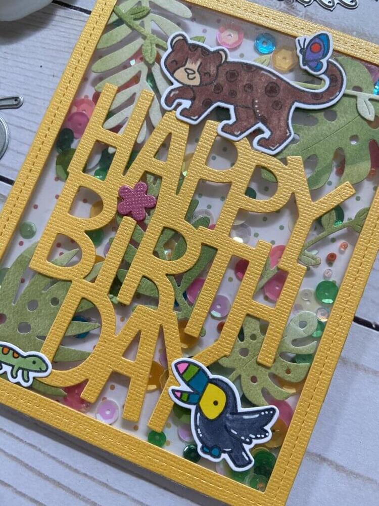 Lawn Fawn - Lawn Cuts Dies - Giant Happy Birthday LF2612