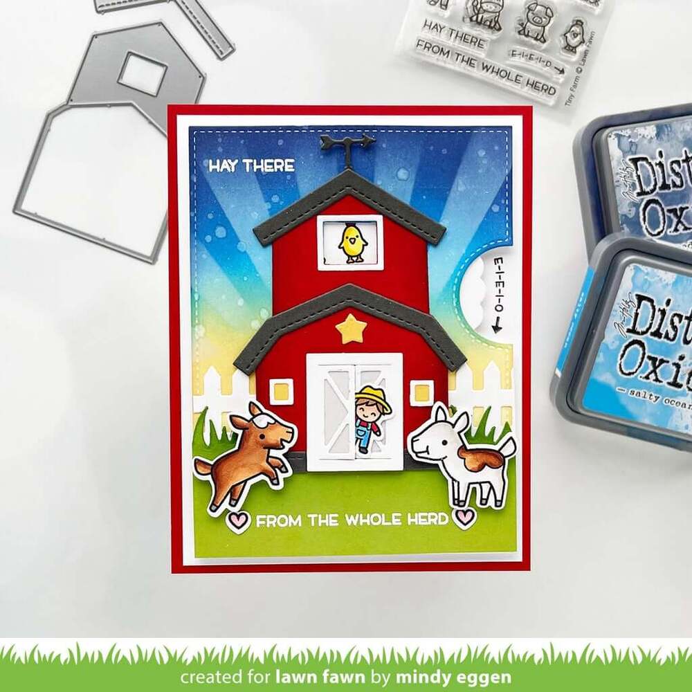 Lawn Fawn - Clear Stamps - Tiny Farm LF2772