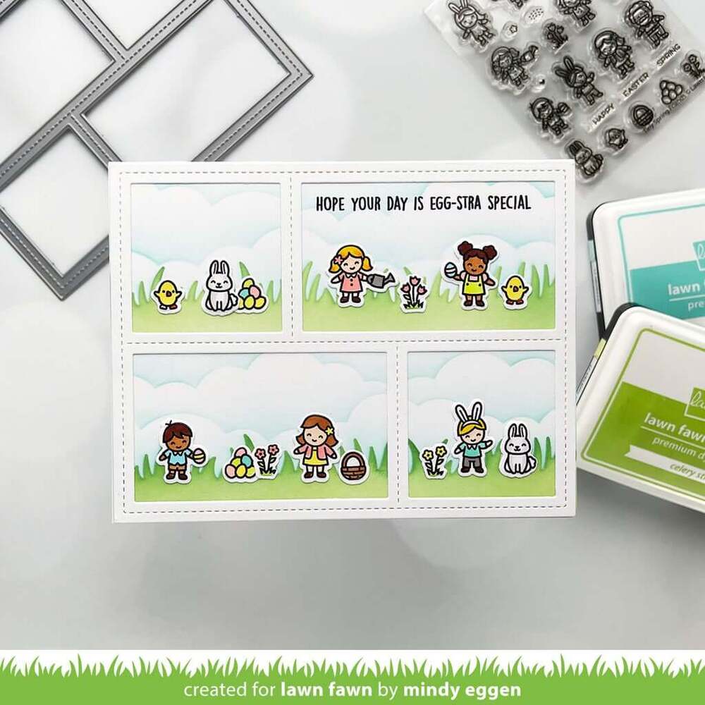 Lawn Fawn - Clear Stamps - Tiny Spring Friends LF2778