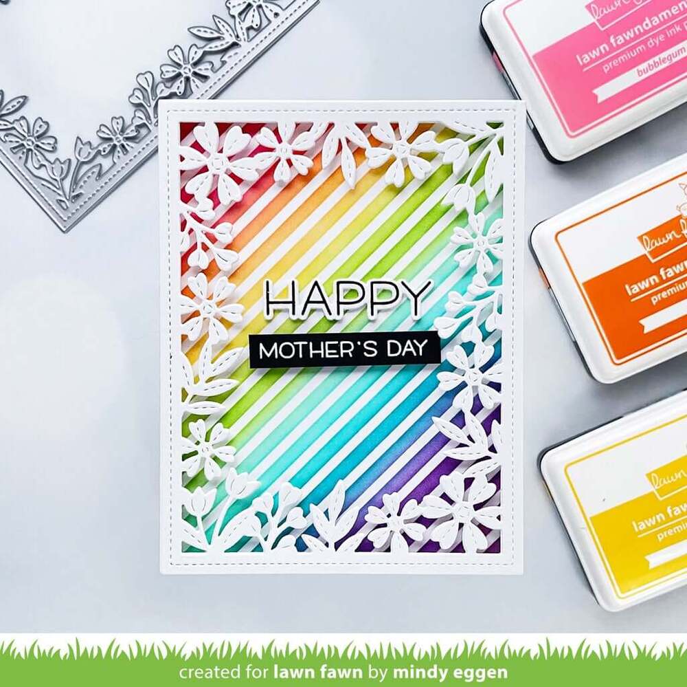 Lawn Fawn Stencils - Skinny Stripes LF2822
