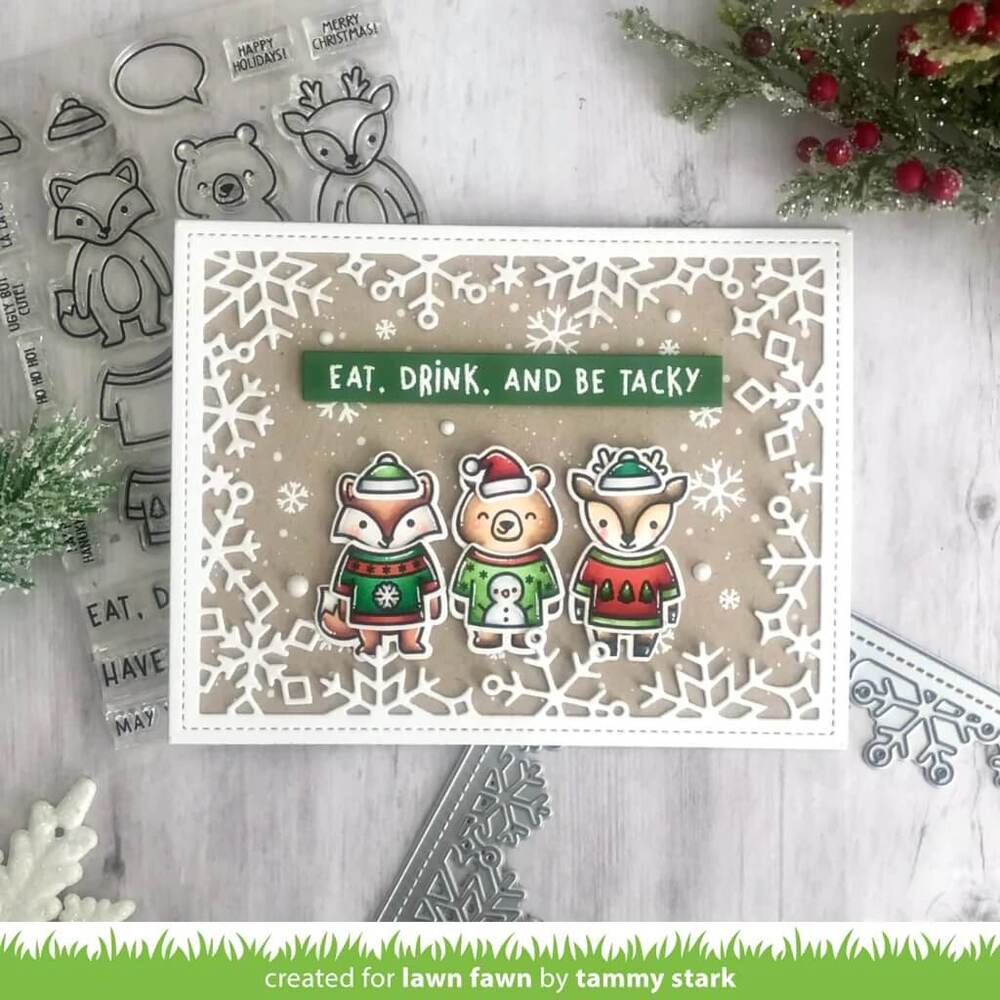 Lawn Fawn - Clear Stamps - Ugly And Bright LF2947