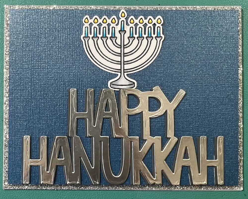 Lawn Fawn - Lawn Cuts Dies - Giant Happy Hanukkah LF2971