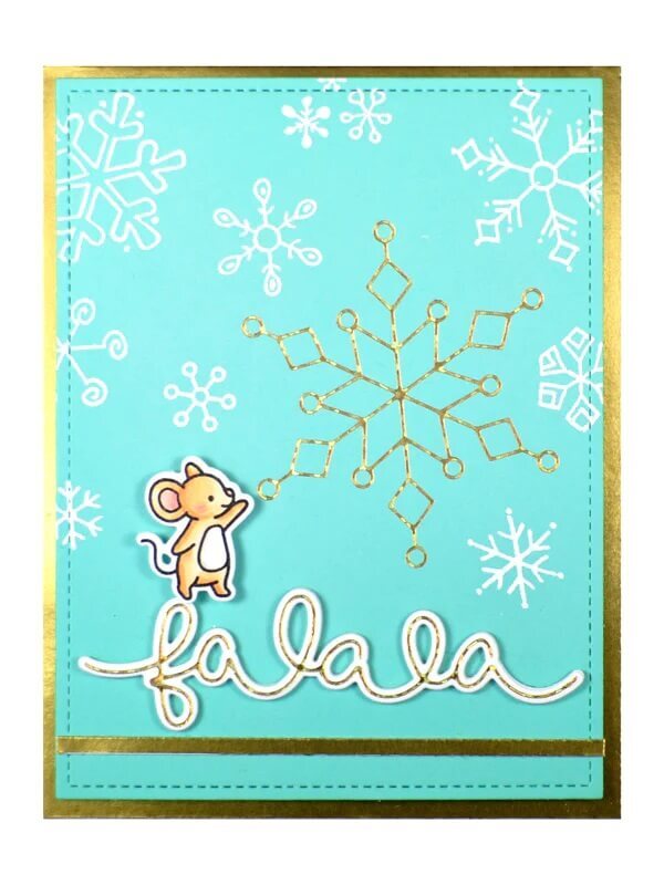 Lawn Fawn - Lawn Cuts Hot Foil Plates Dies - Snowflake Duo LF2979