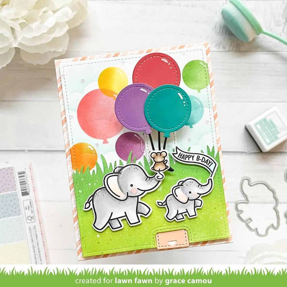Lawn Fawn Stencils - Balloons LF3111