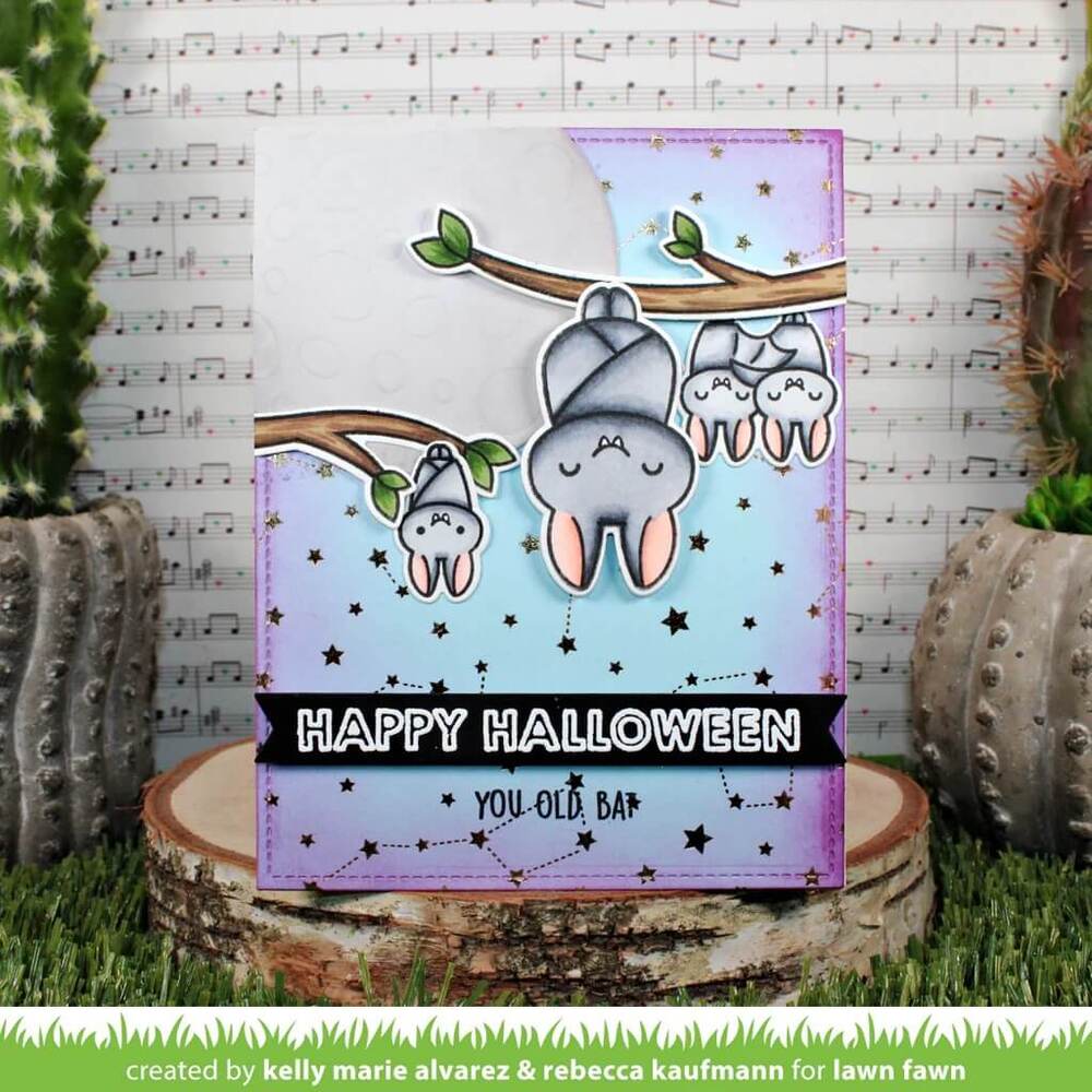 Lawn Fawn - Clear Stamps - Batty for You LF3217