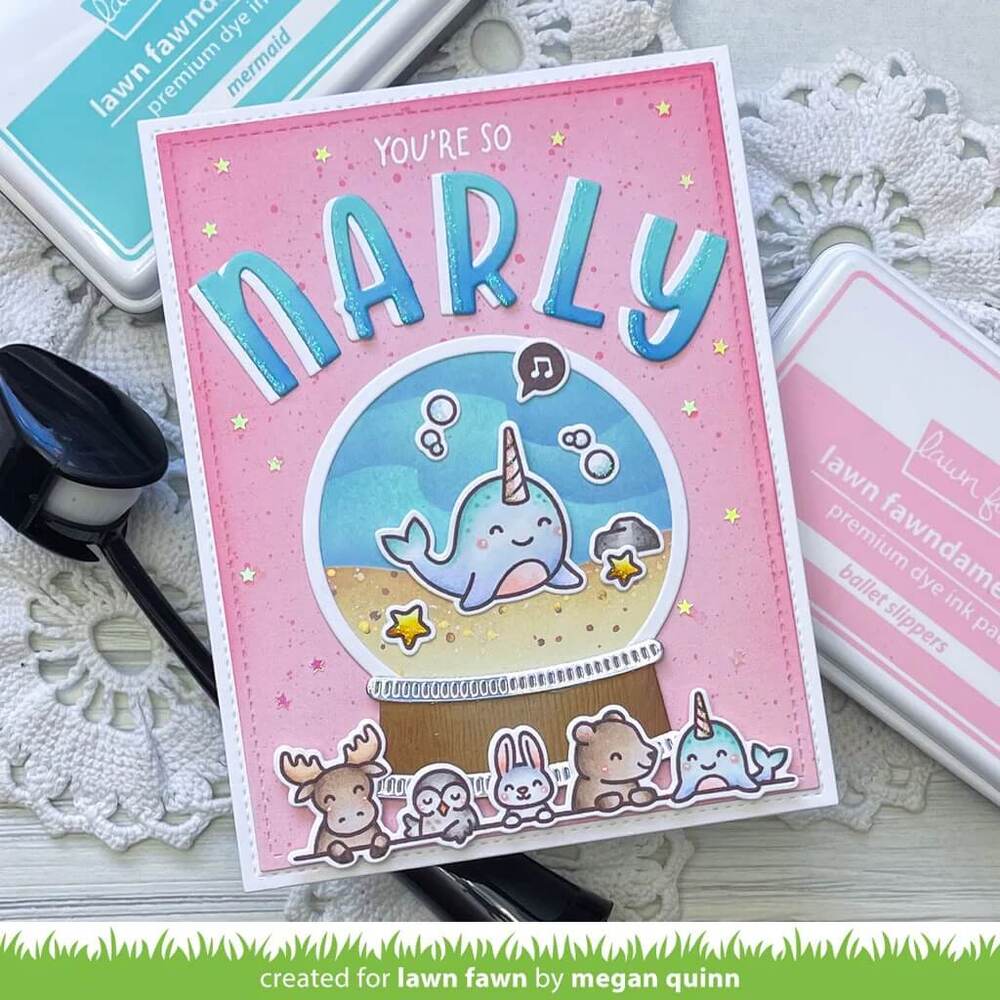 Lawn Fawn - Clear Stamps - You're So Narly LF3297