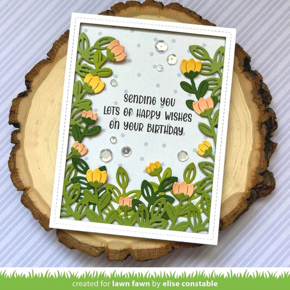 Lawn Fawn - Clear Stamps - Henry's Build-A-Sentiment: Spring LF3361