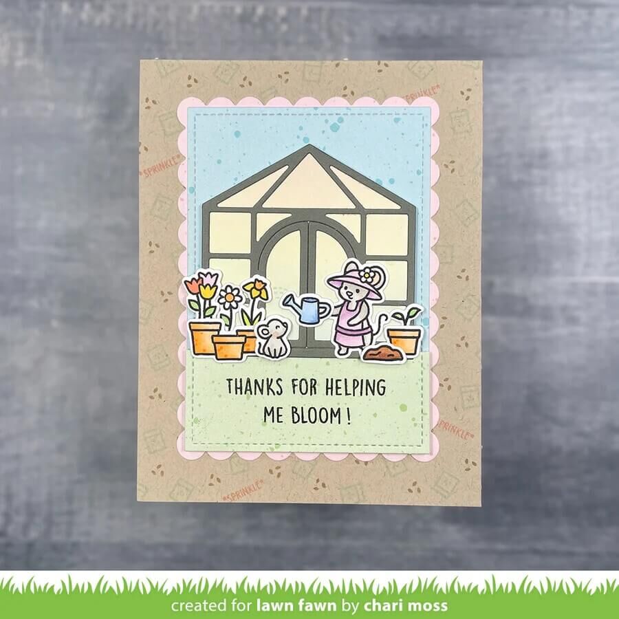Lawn Fawn Dies - Garden Mouse LF3365