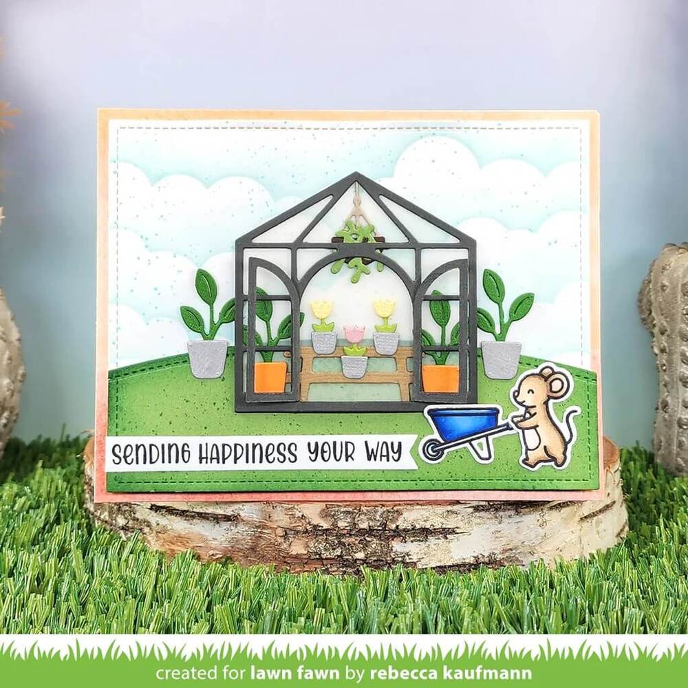 Lawn Fawn Dies - Build-A-Greenhouse LF3375